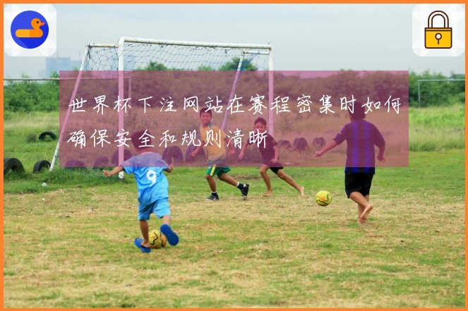 世界杯下注网站在赛程密集时如何确保安全和规则清晰