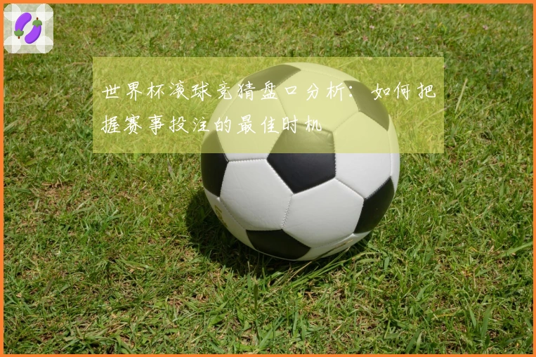 世界杯滚球竞猜盘口分析：如何把握赛事投注的最佳时机