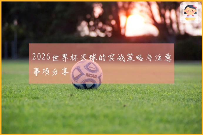2026世界杯买球的实战策略与注意事项分享